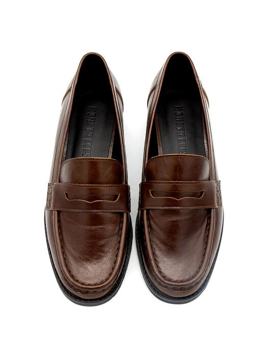 Penny loafers / brown [N-267/BR]