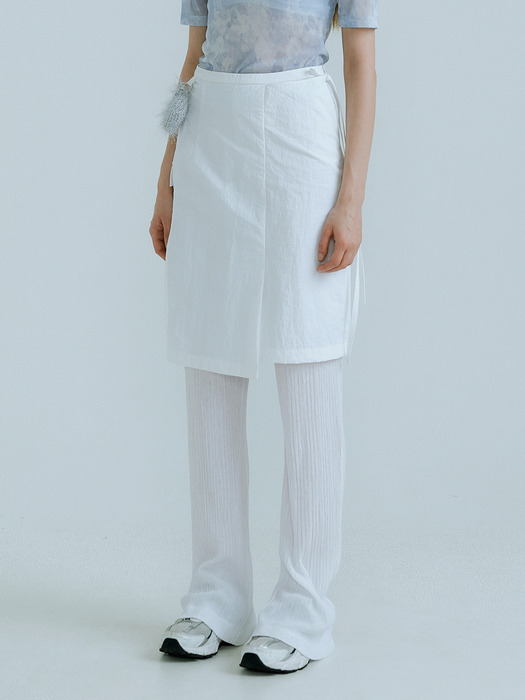 23SS_OEF Summer Skirt Pants (White)