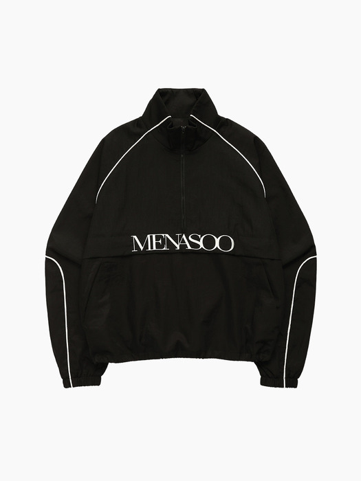 HIGH NECK WINDBREAKER_BLACK