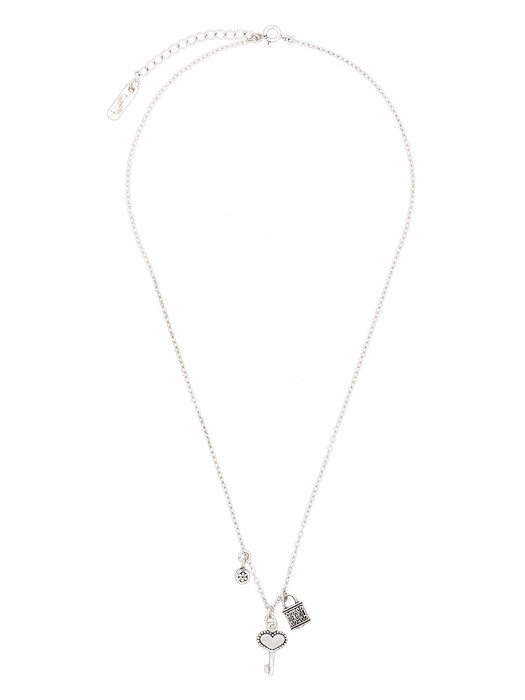 [silver925] vintage key necklace