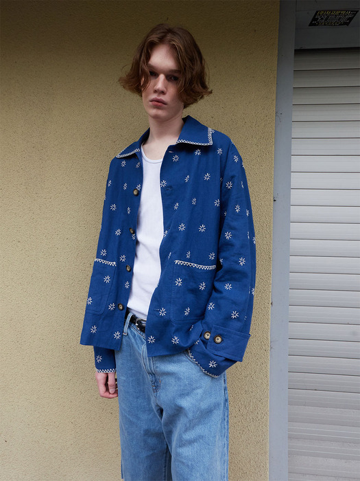 The KYOTO Jacket Blue_F243JK01