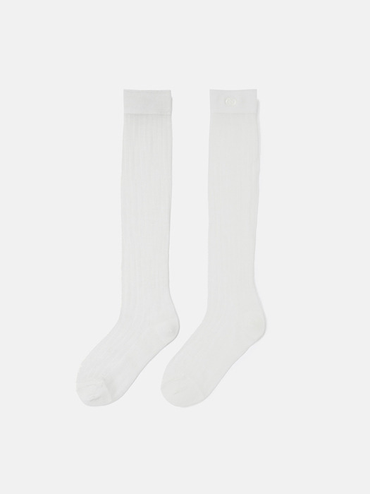 [Atelier] Emblem Knee Socks_LXLAM24830IVX