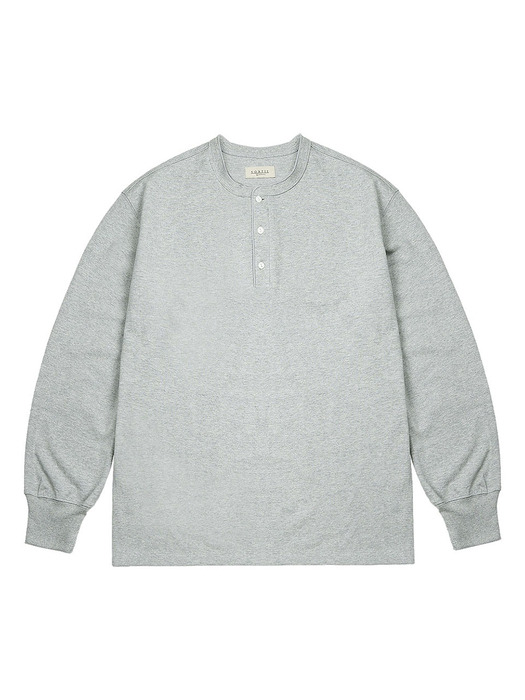Utility Henly neck Long Sleeve (Gray)