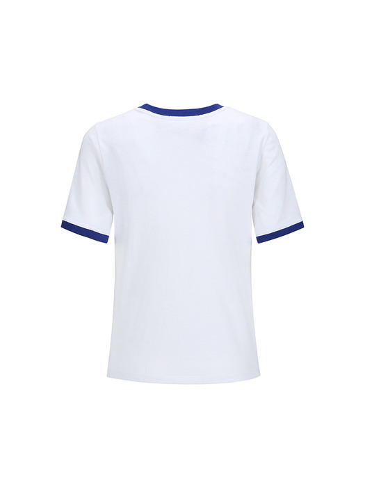 CONTRAST-TIPPED T-SHIRT_WHITE