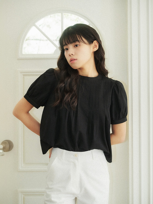 24SS_ 미닛 블라우스 Minit blouse (Black)