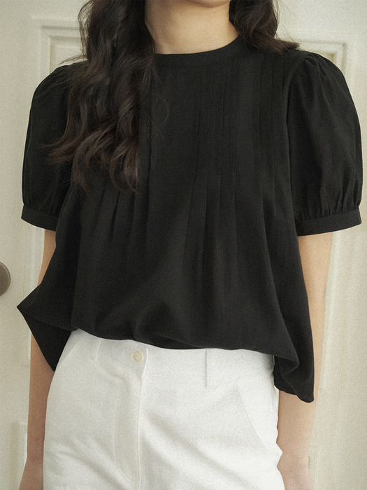 24SS_ 미닛 블라우스 Minit blouse (Black)