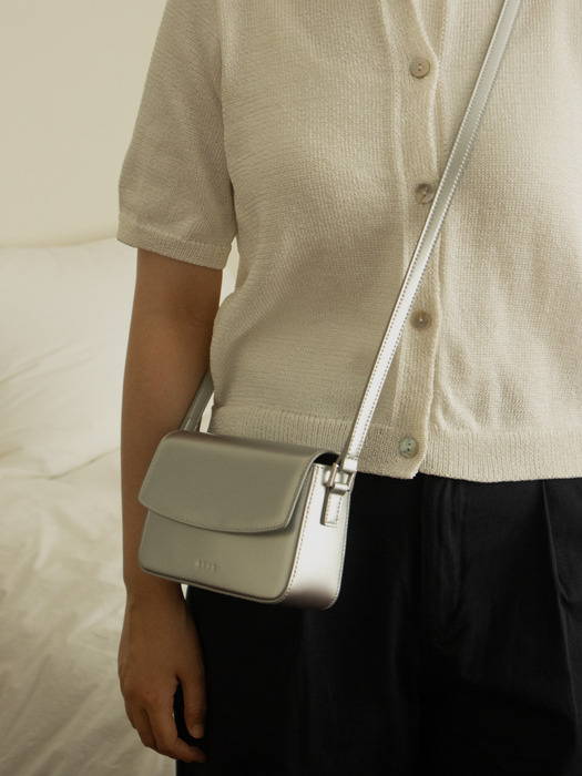 Meier cross bag_silver