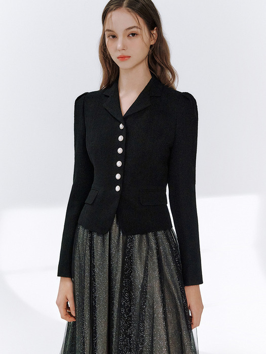 Mira tweed slim jacket