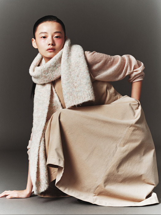 VELVET SLEEVELESS DRESS / 2COLORS