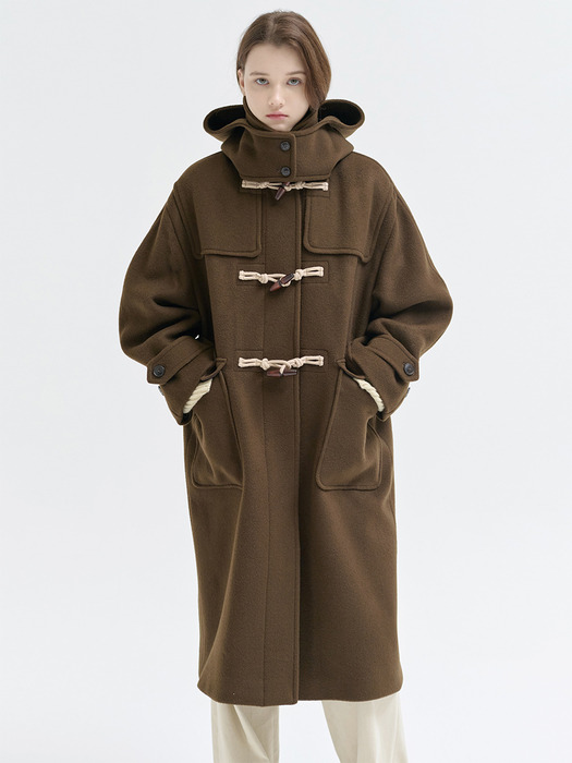 24WN duffle hoody coat [CH/BR]