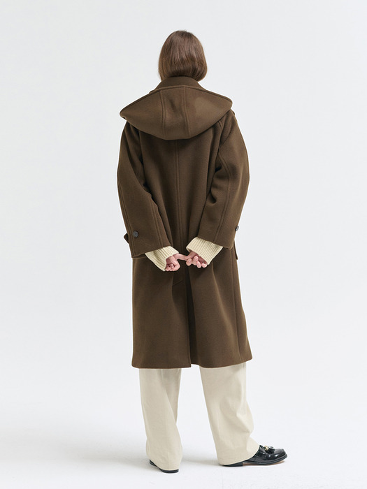 24WN duffle hoody coat [CH/BR]