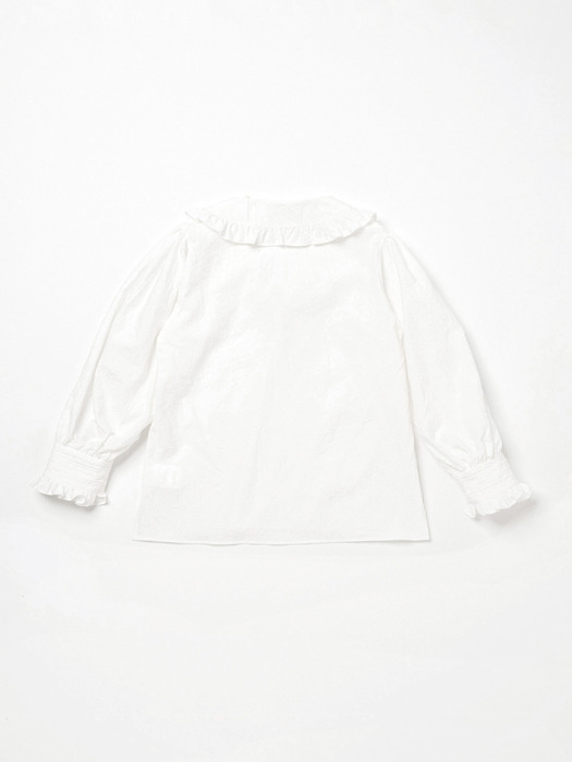 Via Daila v-neck blouse (White)