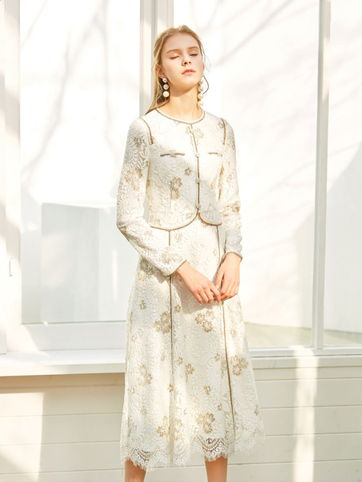 PAULA / Classic feminine Mood Dress (2color)