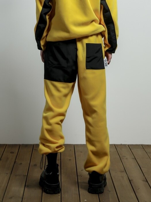 JUSTO fleece pants[yellow]