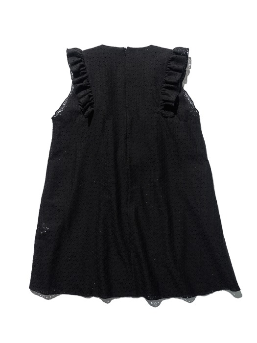 19 LACE FRILL OPS [BLACK]