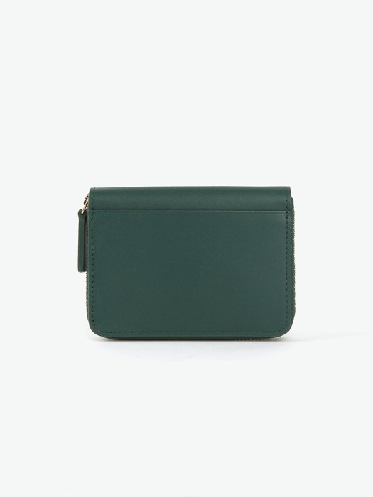 REIMS W016 Zipper poket Wallet Olive Green