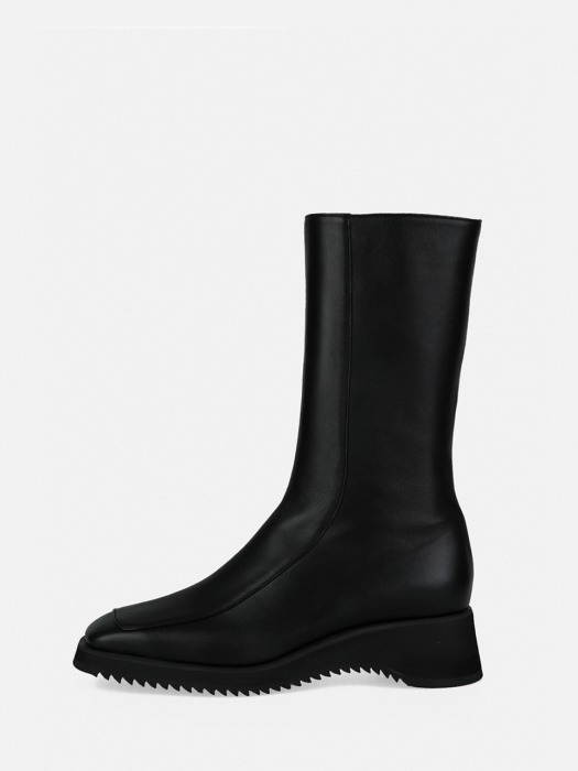 SOFT MIDDLE BOOTS - BLACK