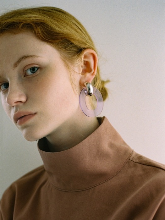 Ellipse Earring(violet)