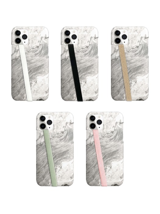 MARBLE STRAP CASE-WH (5 TYPE)