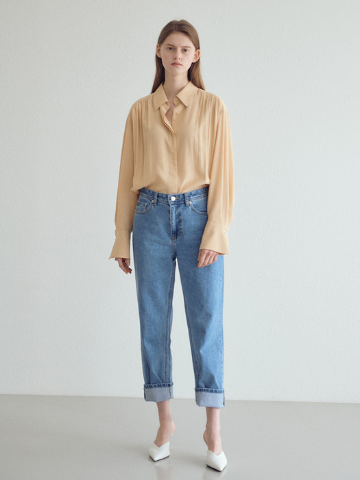 20SN shirring blouse [YL]
