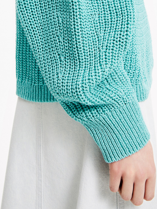 Aquamarine knit jumper_B205AWK010TQ