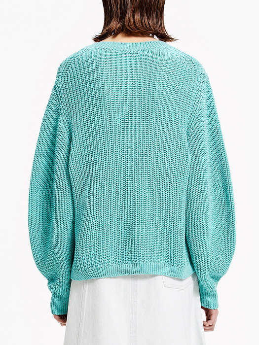 Aquamarine knit jumper_B205AWK010TQ