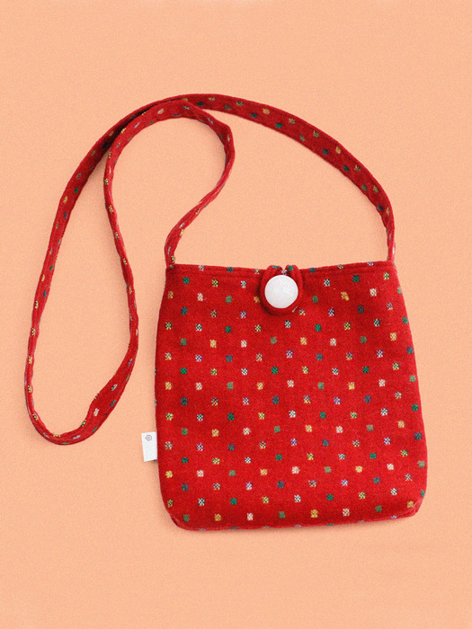 Ball Point Cross Bag (Red)