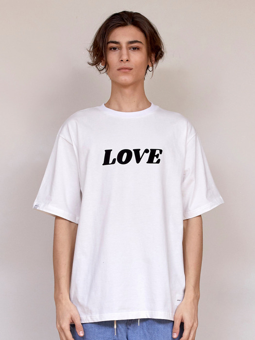 DT271_Constant LOVE TEE_W/Ivory