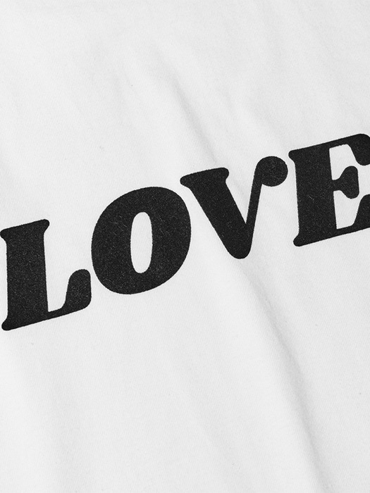 DT271_Constant LOVE TEE_W/Ivory