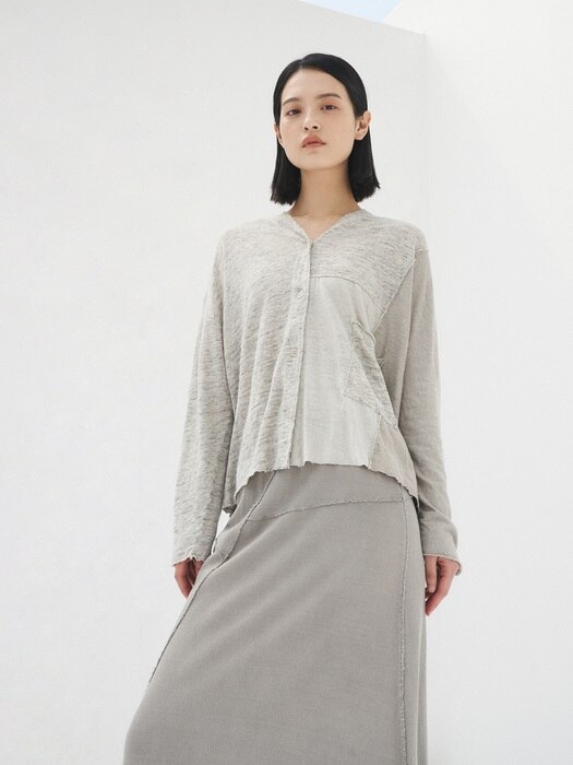 bailey dyeing skirt(GRAY)