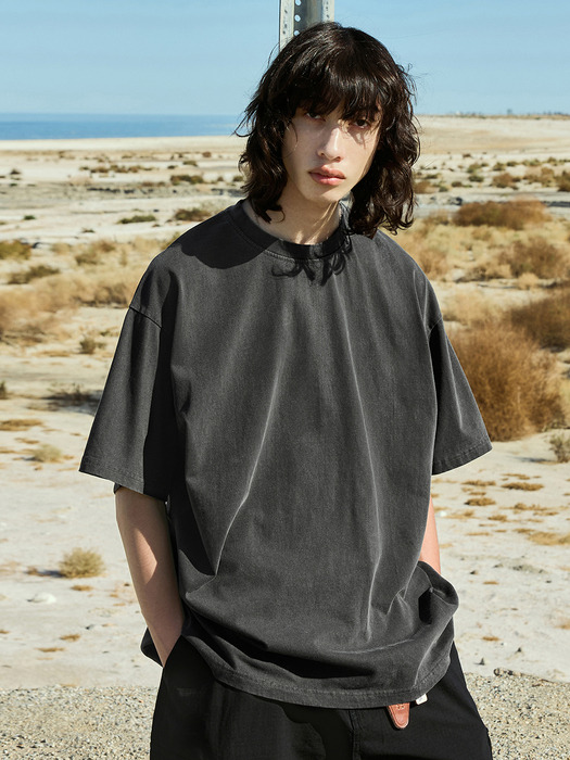 new 피그먼트 오버핏 반팔티셔츠 FST701 / 7color M