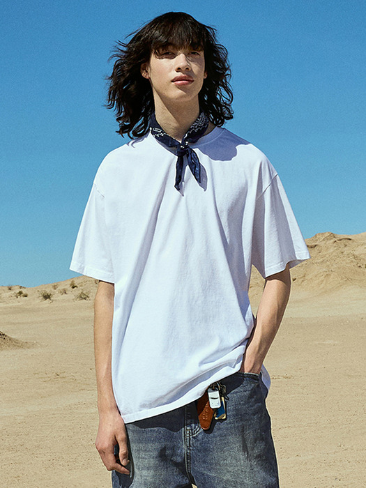 new 피그먼트 오버핏 반팔티셔츠 FST701 / 7color M