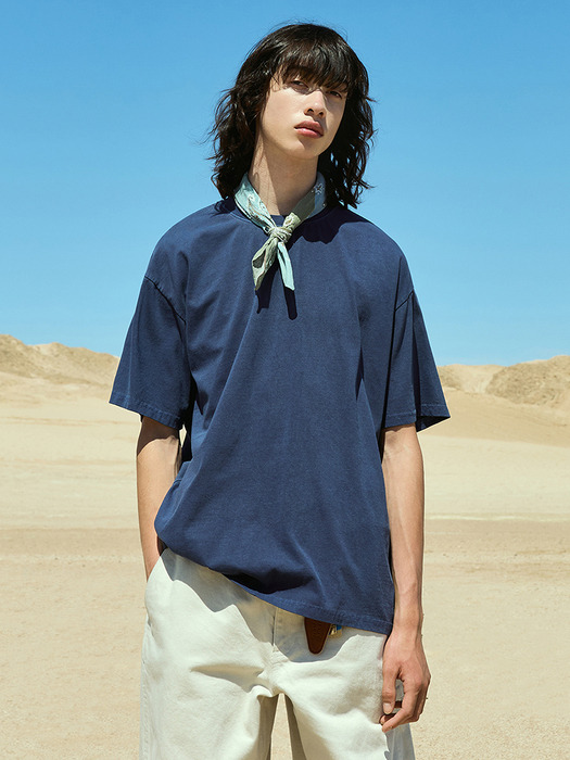 new 피그먼트 오버핏 반팔티셔츠 FST701 / 7color M