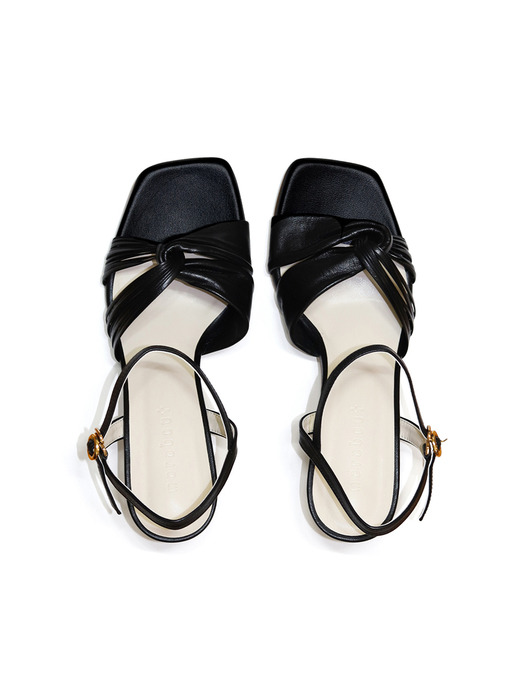 BRAID SANDAL VOTEX_BLACK