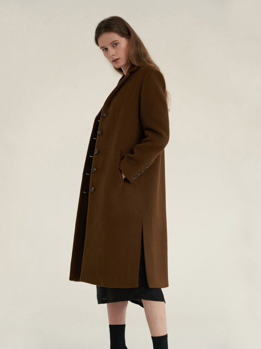 WARM DEVELOP COAT BROWN