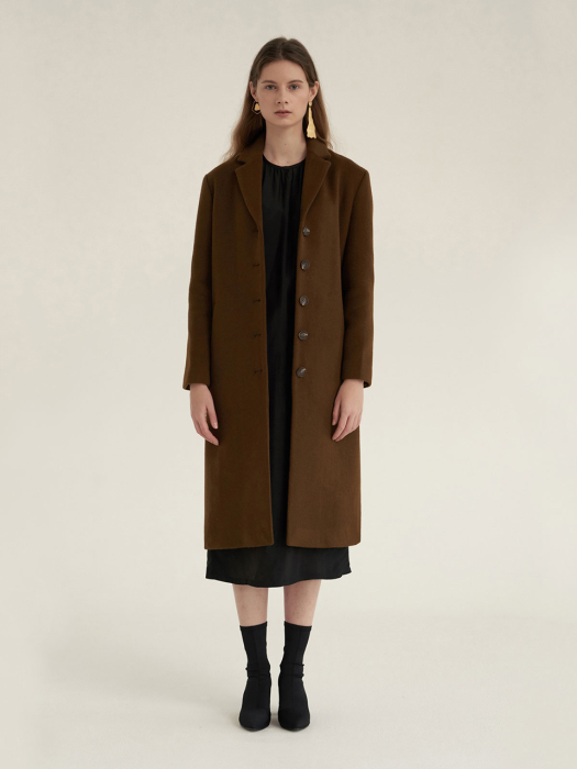 WARM DEVELOP COAT BROWN