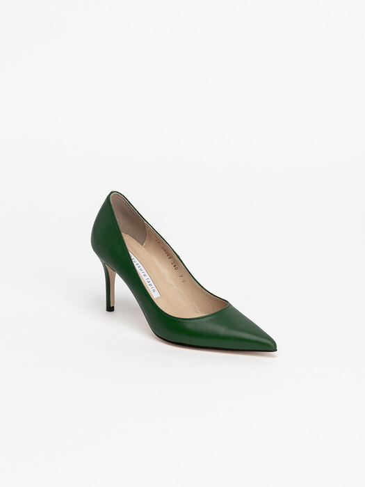 Chauffeur Stilletto Pumps in Forest Green