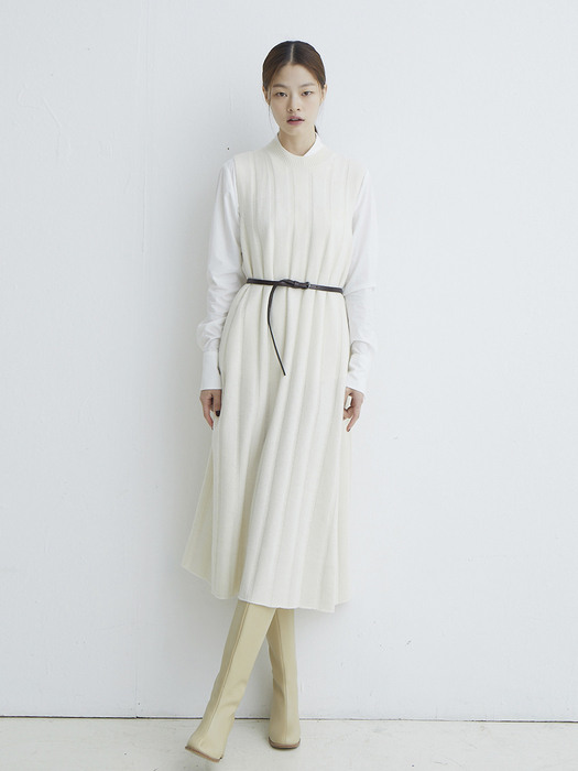 [N]SEOUL FOREST Knit maxi dress (Ivory)