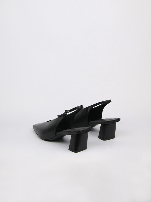 Remi Slingback Leather Black