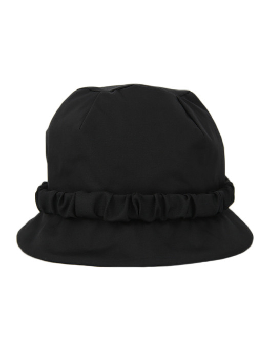 pointed frill bucket hat