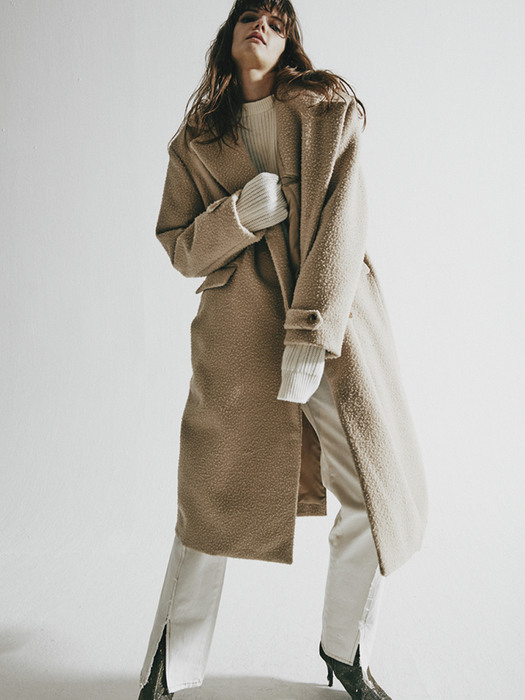 ORDINARY BEIGE CASENTINO DOUBLE COAT