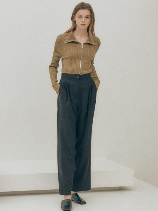 Three-tucked Wide Trousers SW1SL132-10