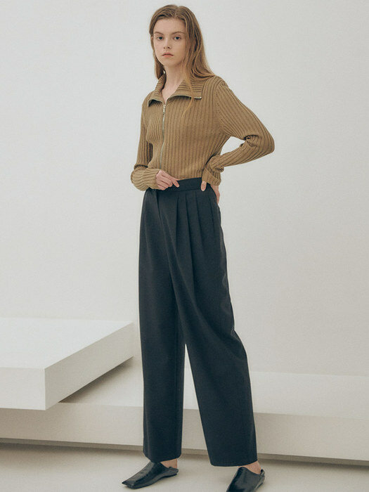 Three-tucked Wide Trousers SW1SL132-10