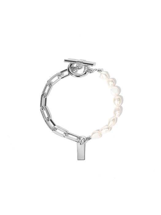 pearl chain mix bracelet