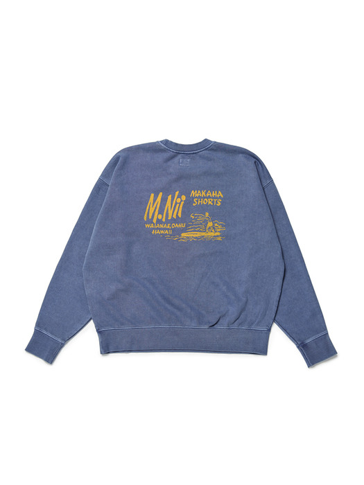 Basic Logo Sweat Crew / Indigo