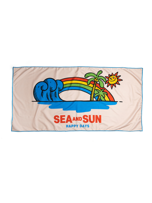 SEA AND SUN BEACH TOWEL