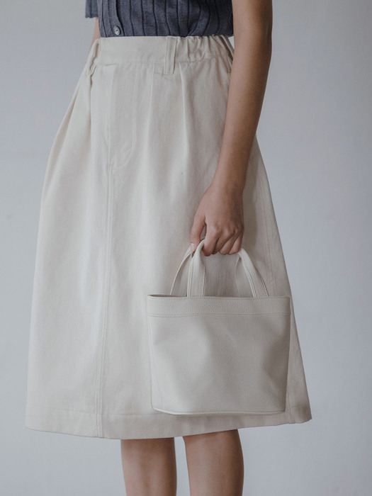 Palma cotton skirt (Ivory)