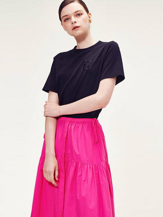 TIERED SKIRT_PINK
