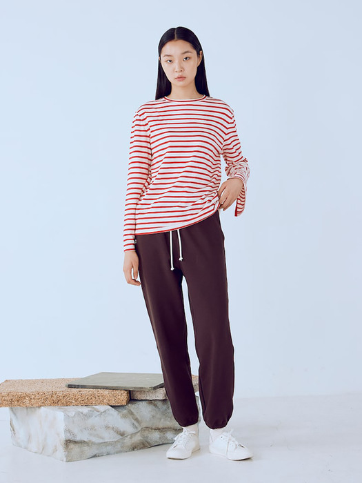 Essential Stripe TShirts  Red (KE1840M096)