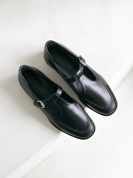 VEVERS T-strap loafer_CB0043_black